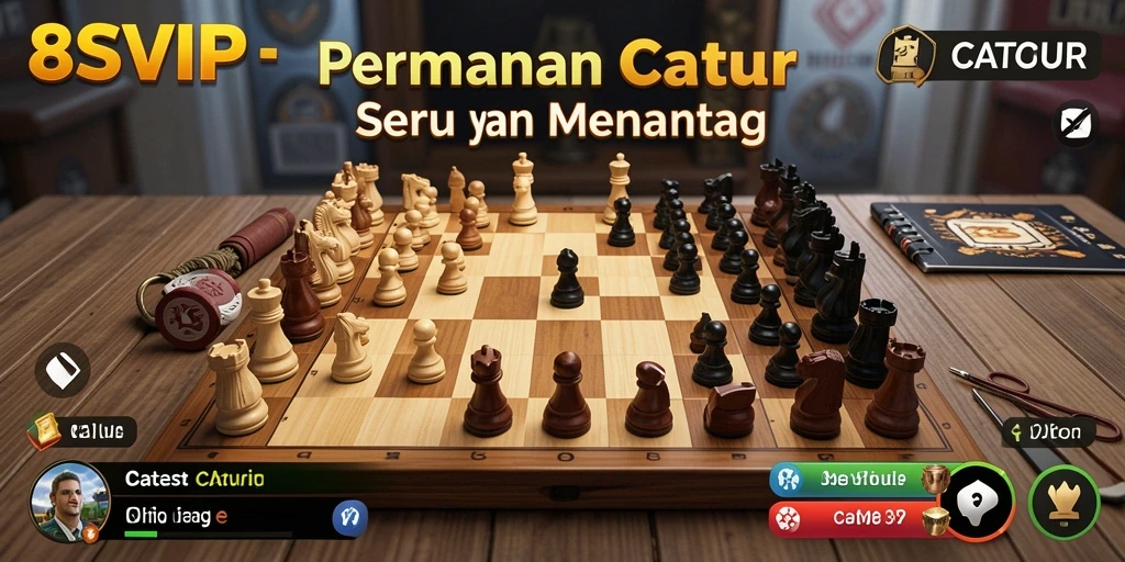 Tampilan antarmuka menawan dari game Catur 8SVIP.