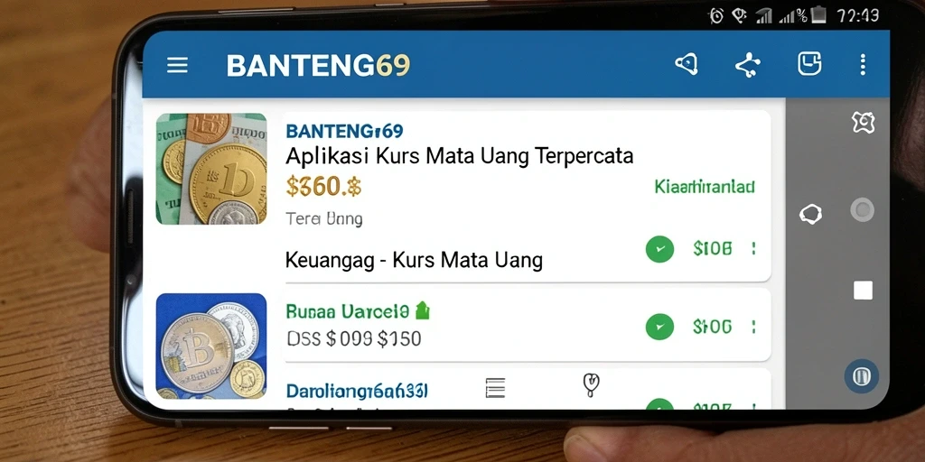 Tampilan antarmuka BANTENG69 yang sederhana dan informatif.