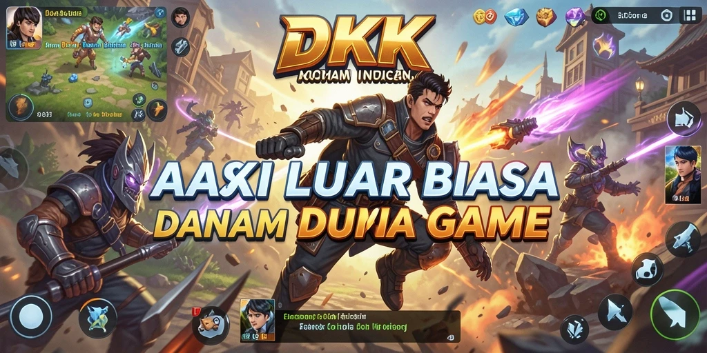 Tampilan action intens dari DKK menunjukkan grafis yang memukau.