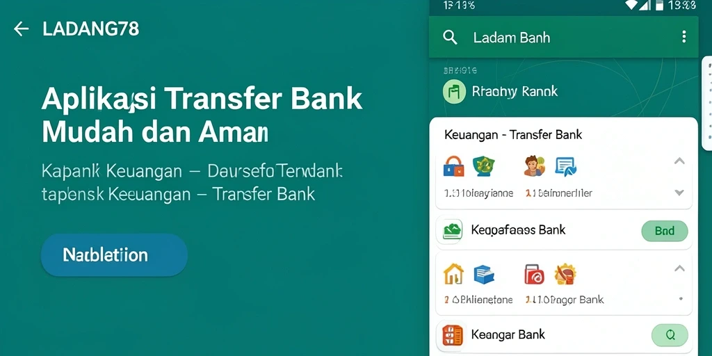 Antarmuka aplikasi LADANG78 yang modern dan ramah pengguna.