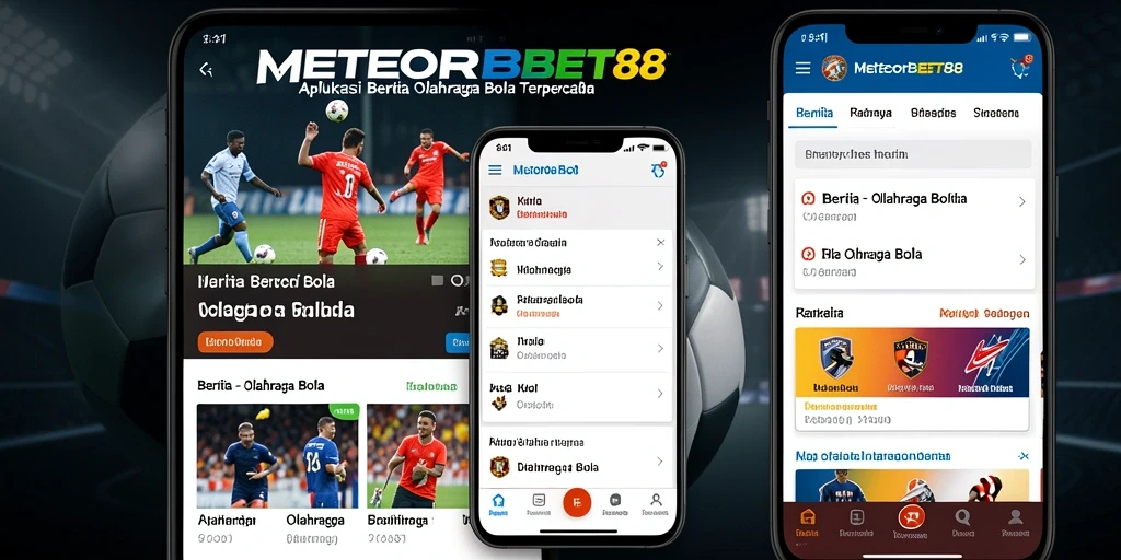 Antarmuka aplikasi METEORBET88 yang menarik dan informatif.
