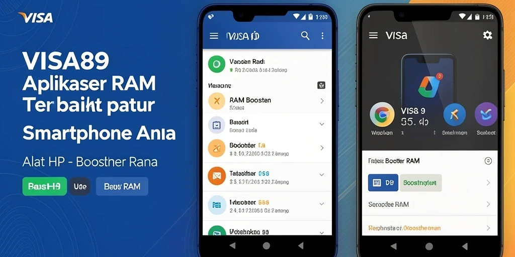 Tampilan antarmuka aplikasi VISA89 yang sederhana dan fungsional.